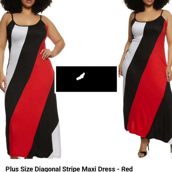 Rouge! Dresses & Skirts - NWT Cami Dress Long Length Dress Sleeveless Scoop Neck Adjustable Sz 4X 59in Lon